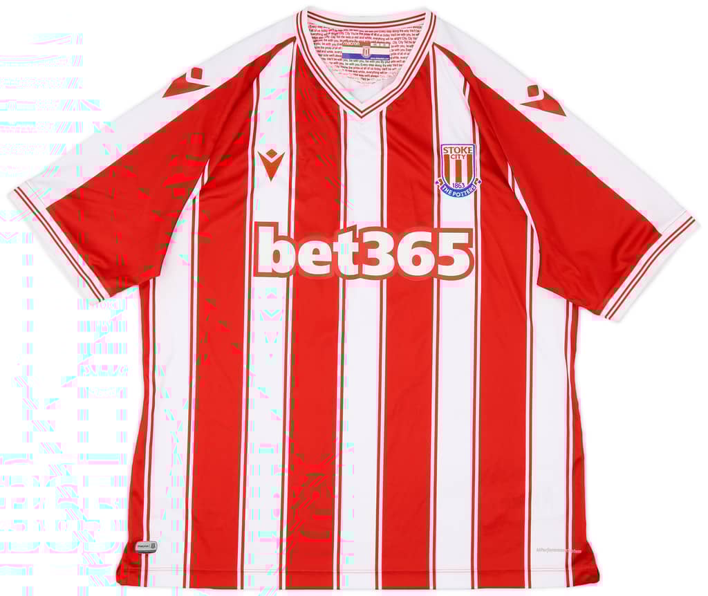 2020-21 Stoke City Home Shirt - 8/10 - (XXL)