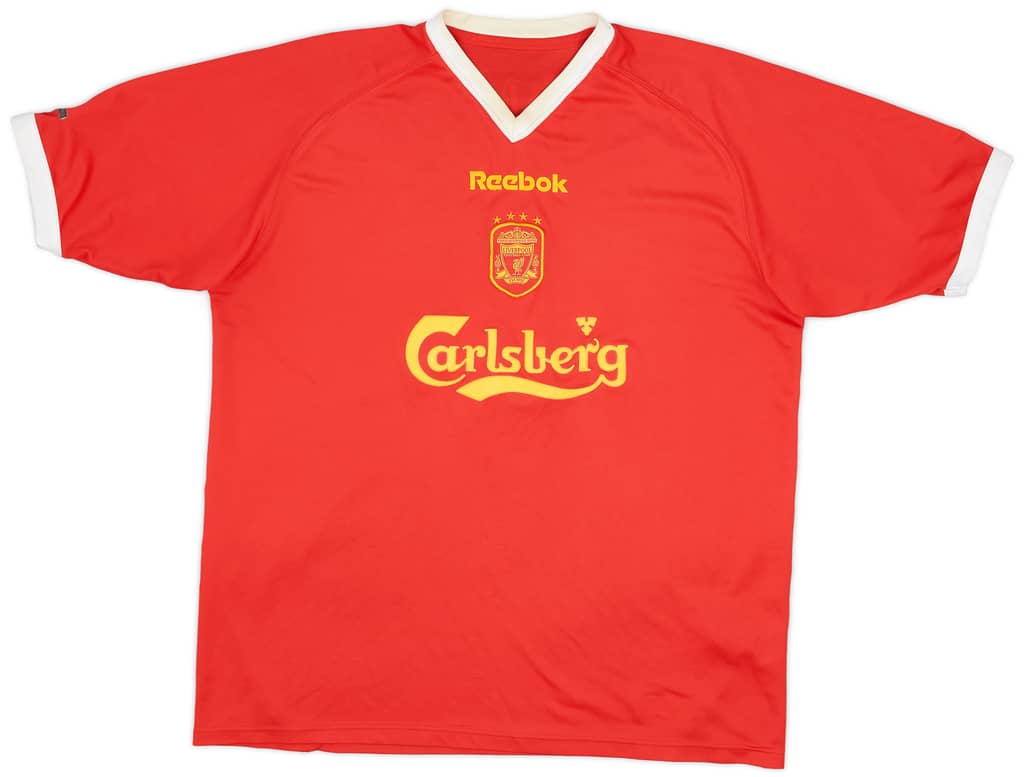 2001-03 Liverpool CL Shirt Fowler #9 - 7/10 - (XL)