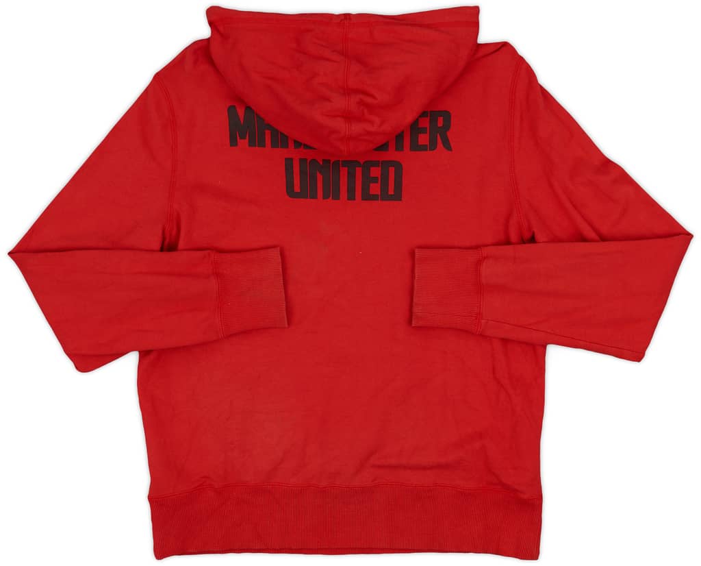 2012-13 Manchester United Nike Hooded Sweat Top - 7/10 - (L)