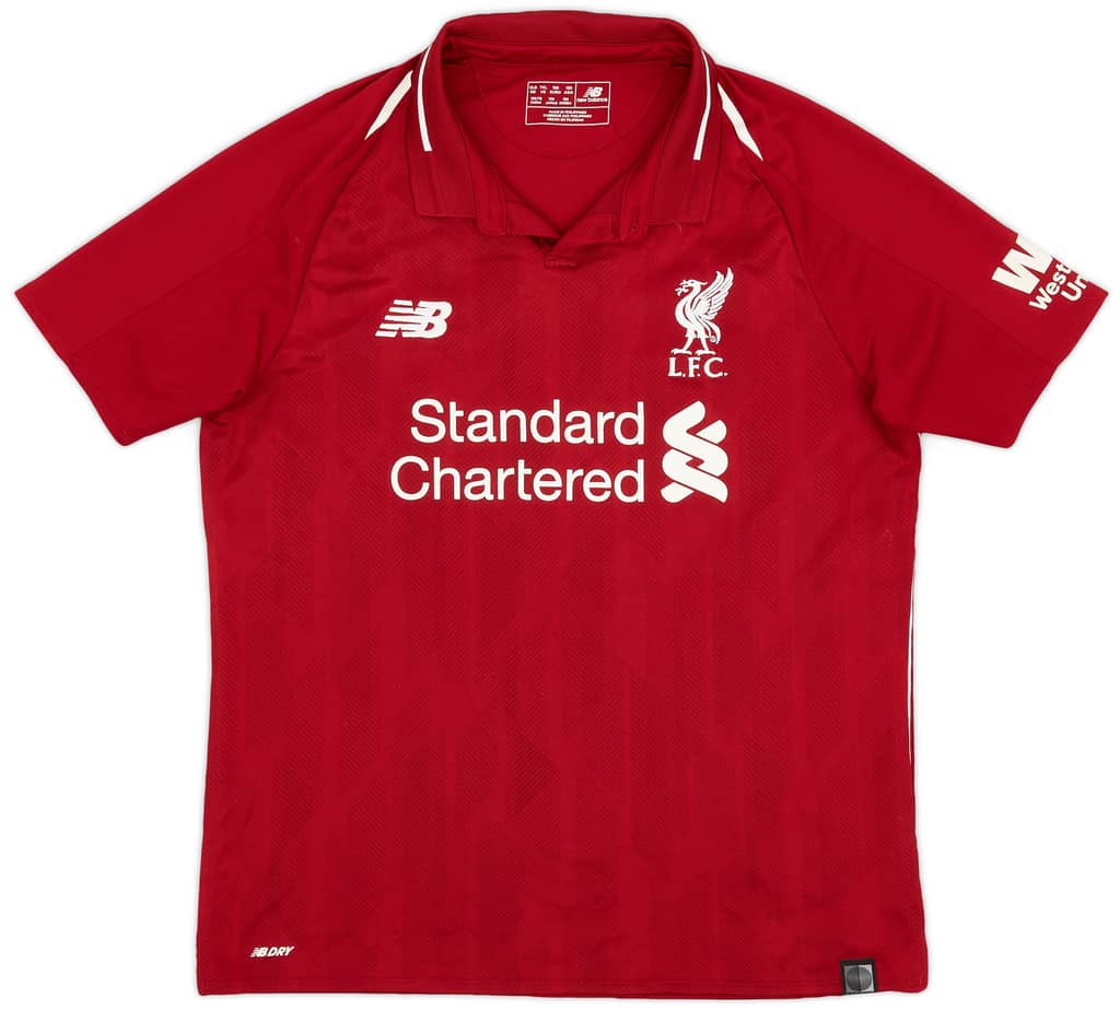 2018-19 Liverpool Home Shirt - 8/10 - (XL.Boys)