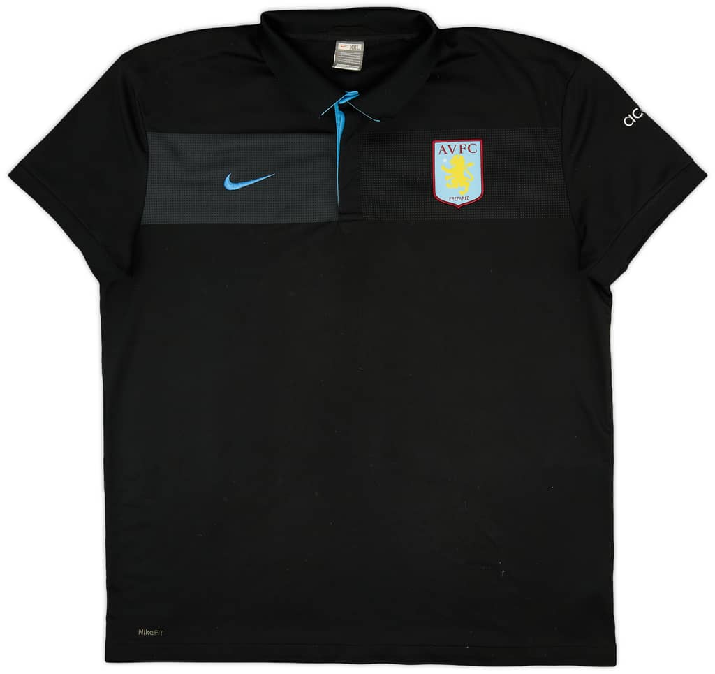 2009-10 Aston Villa Nike Polo Shirt - 8/10 - (XXL)