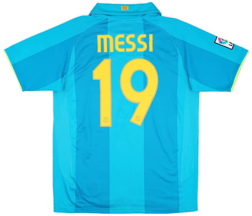 2007-09 Barcelona Away Shirt Messi #19 - 6/10 - (M)
