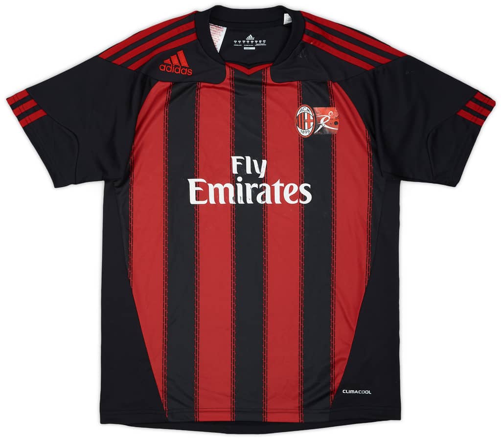 2011-12 AC Milan adidas Youth Camp Training Shirt - 6/10 - (XS)