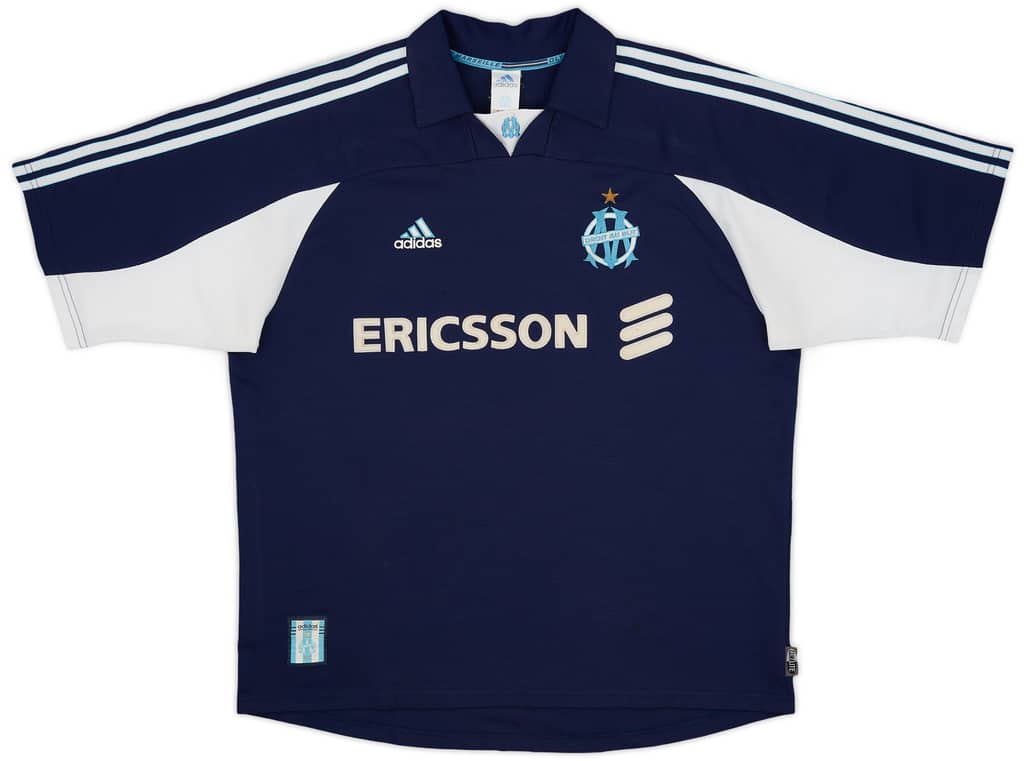 1999-00 Olympique Marseille Away Shirt Pires #7 - 8/10 - (XL)