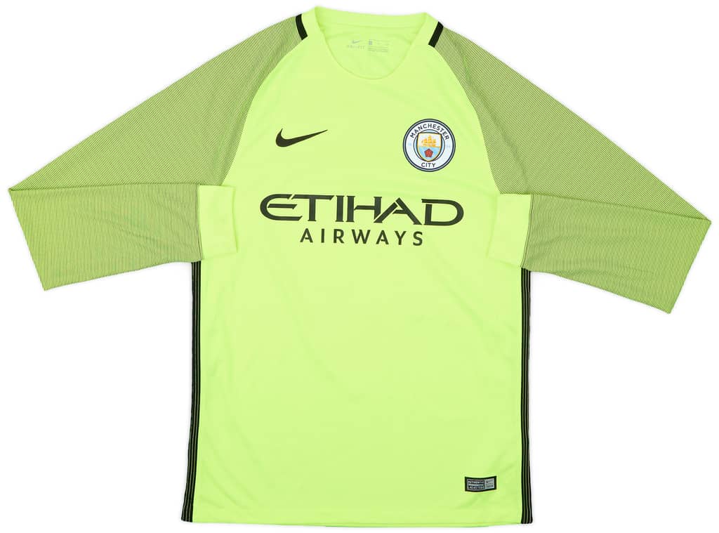 2016-17 Manchester City GK Shirt - 10/10 - (S)