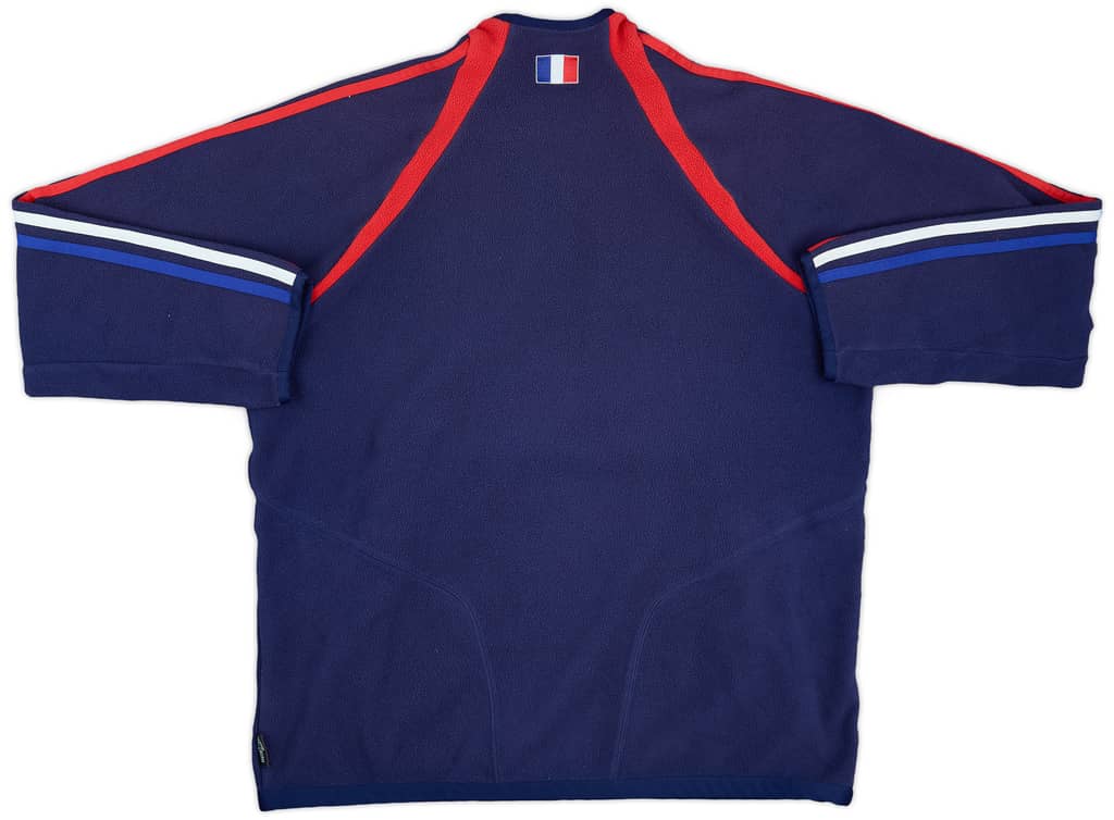 2003-04 France adidas 1/4 Zip Fleece Top - 6/10 - (L)