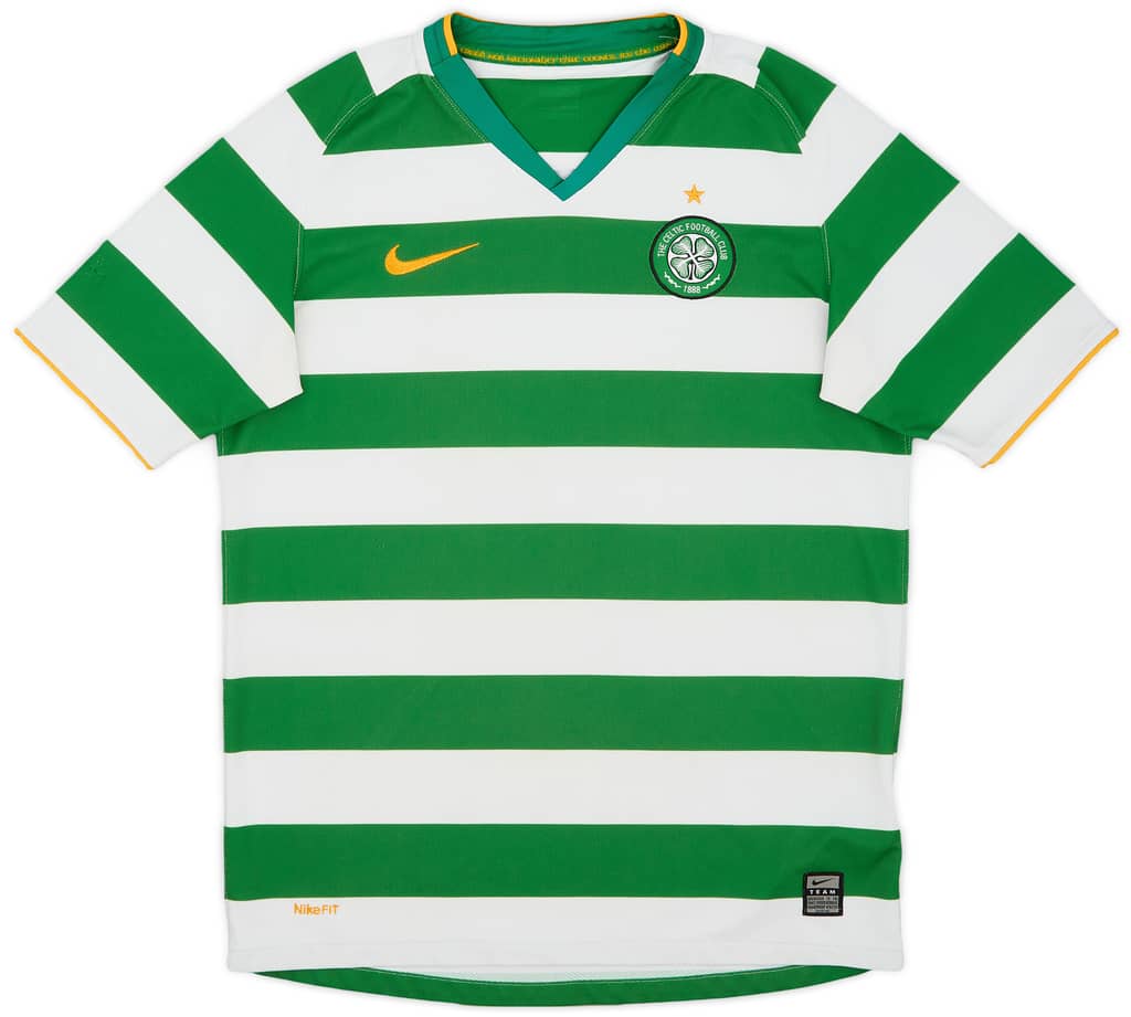 2008-10 Celtic Home Shirt - 8/10 - (XL.Boys)