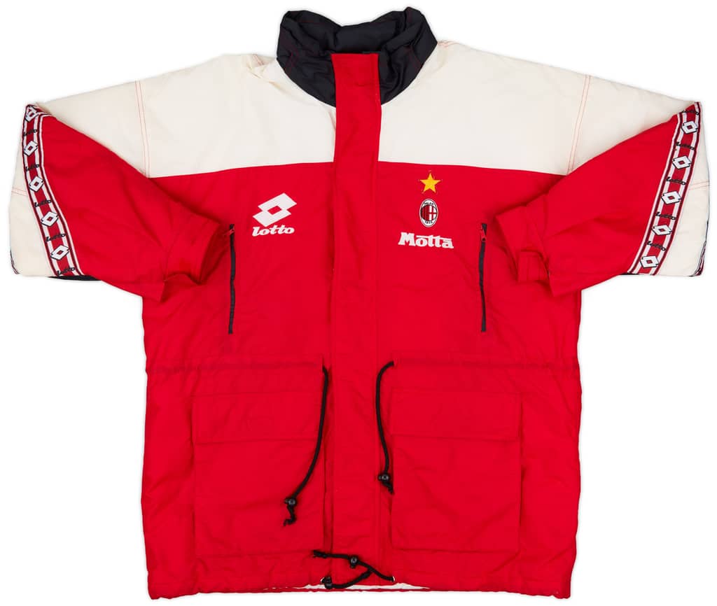 1993-94 AC Milan Lotto Padded Bench Coat - 6/10 - (L)