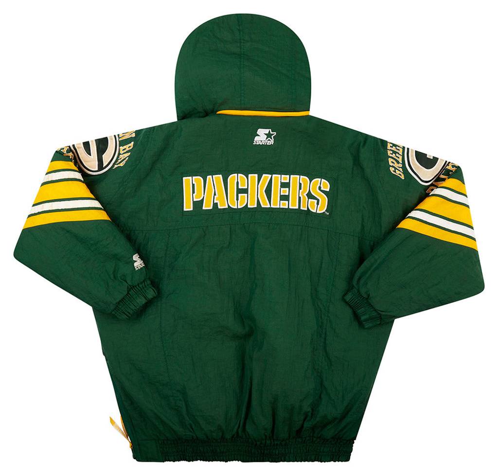 1990s Green Bay Packers Starter Rain Coat L