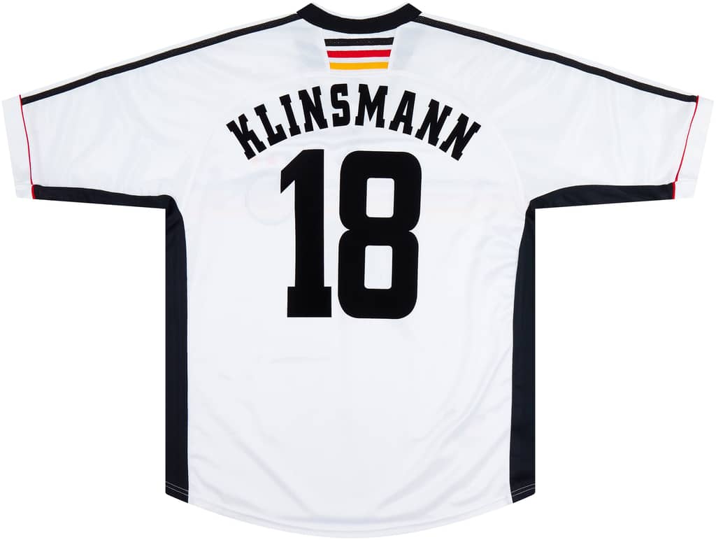 1998-00 Germany Home Shirt Klinsmann #18 - 8/10 - (S)