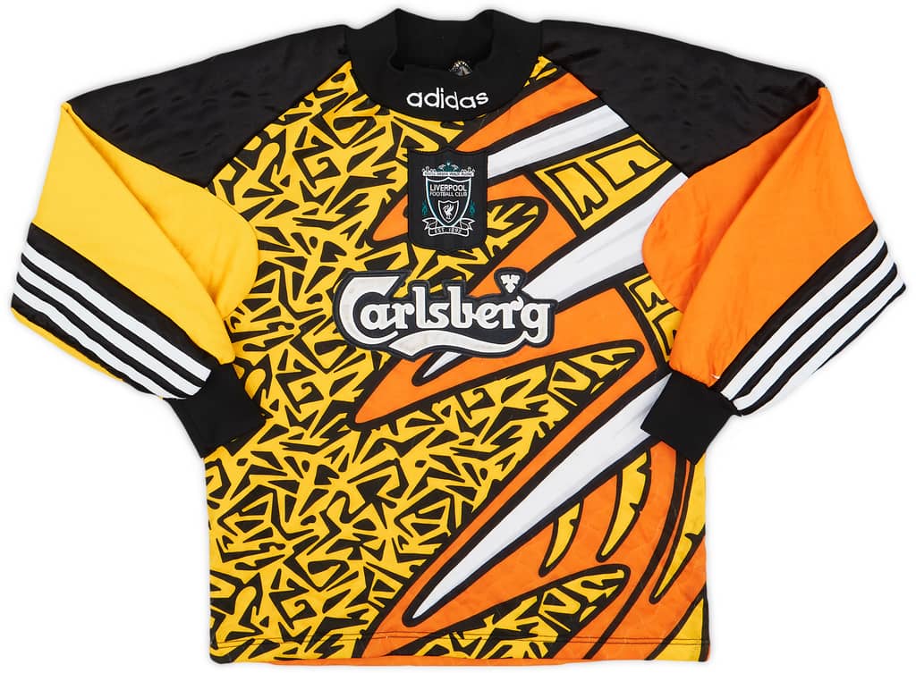 1995-96 Liverpool GK Shirt - 8/10 - (XXS)