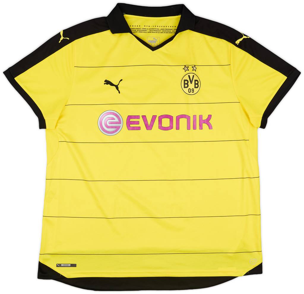 2015-16 Borussia Dortmund Home Shirt - 9/10 - (3XL)