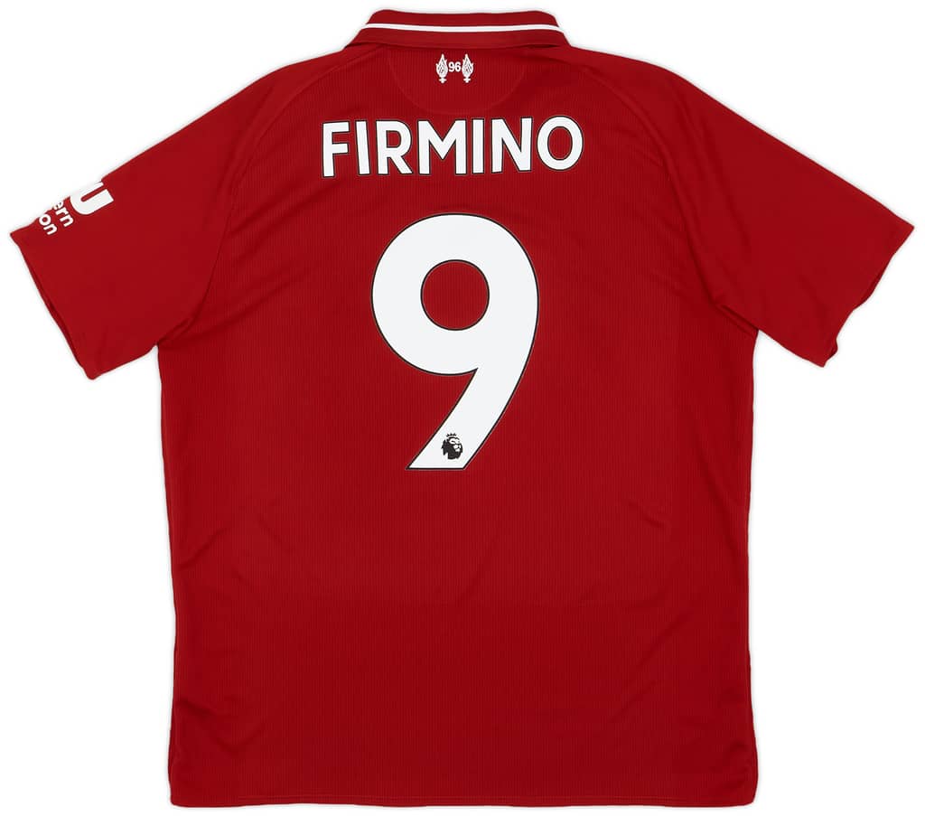 2018-19 Liverpool Home Shirt Firmino #9 - 6/10 - (S)