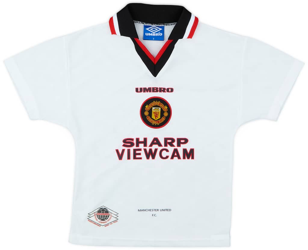 1996-97 Manchester United Away Shirt - 8/10 - (S.Boys)