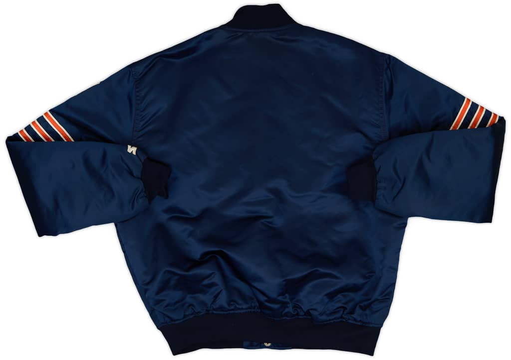 1980s Chicago Bears Starter Satin Varsity Jacket - 8/10 - (L)