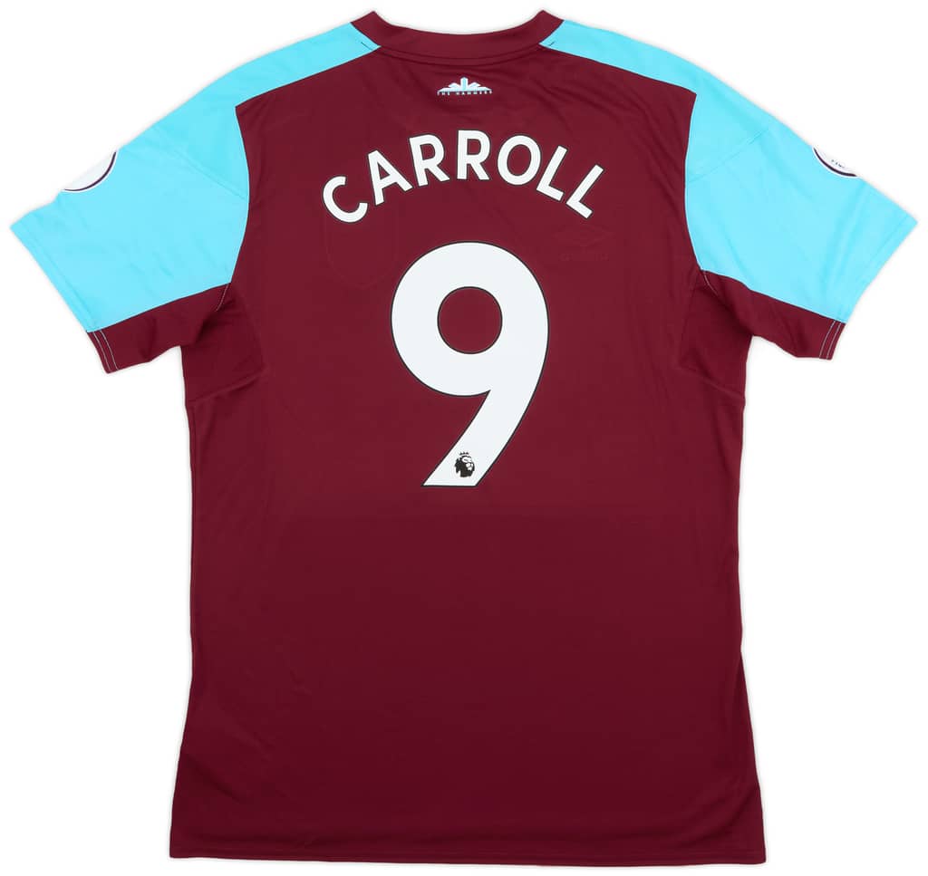 2017-18 West Ham Match Issue Home Shirt Carroll #9