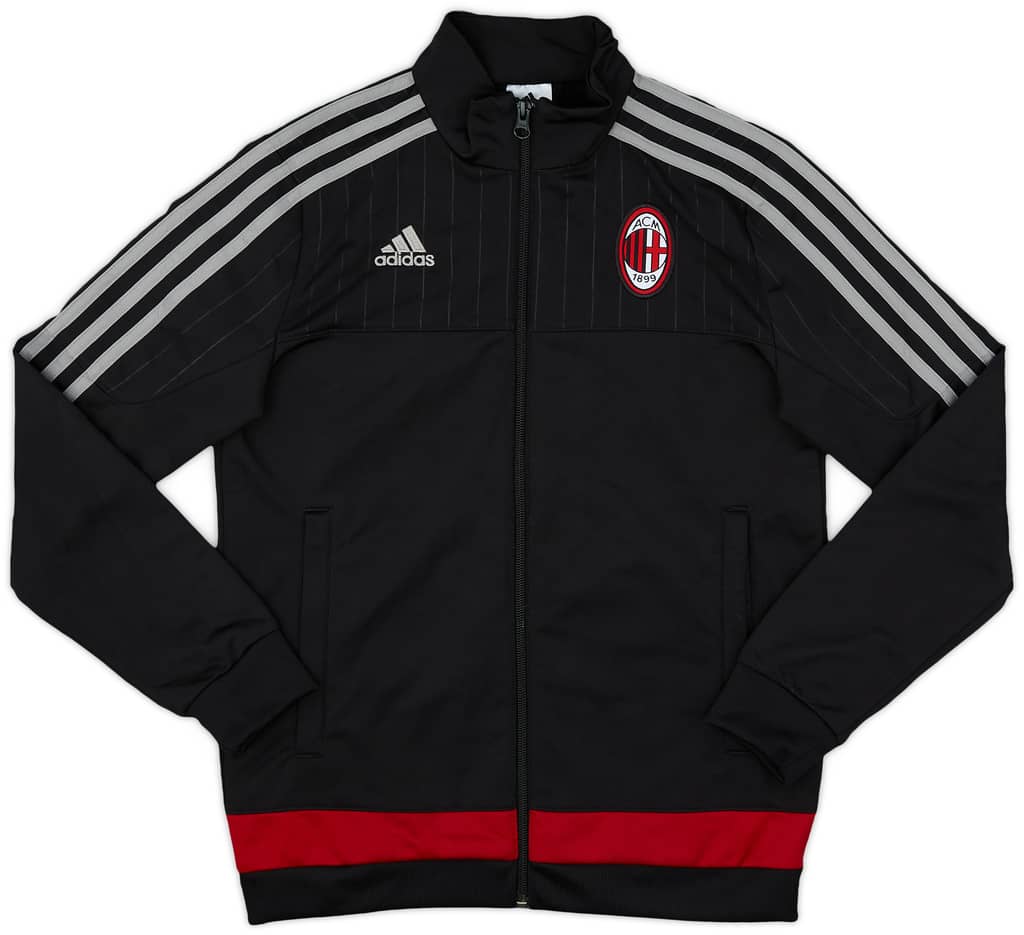 2015-16 AC Milan adidas Track Jacket - 9/10 - (M.Boys)