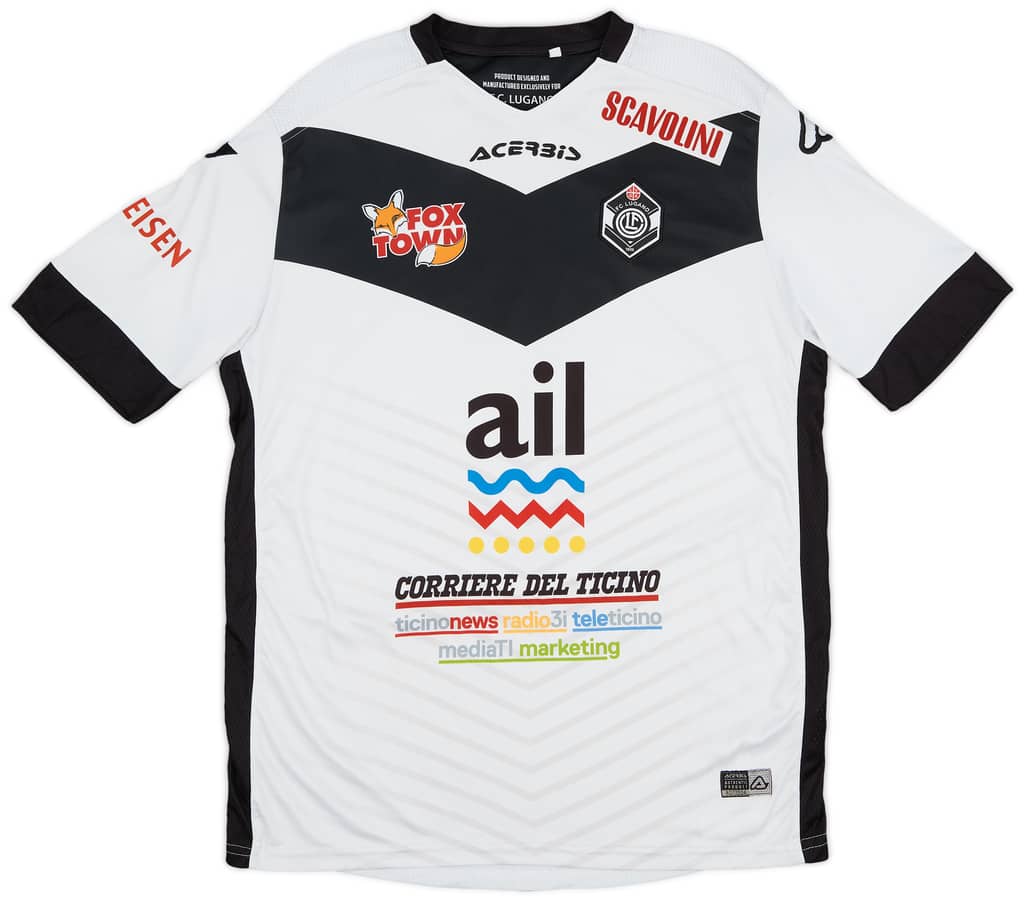 2018-19 Lugano Away Shirt #6 - 6/10 - (L)