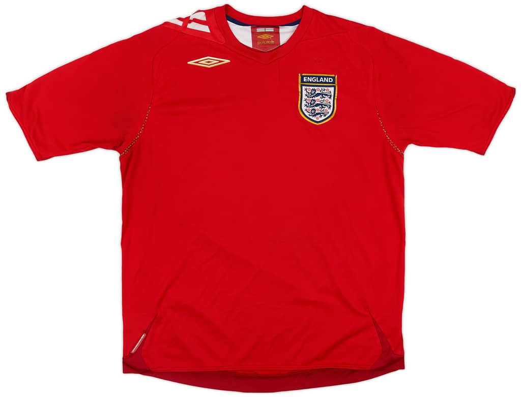 2006-08 England Away Shirt - 3/10 - (L)