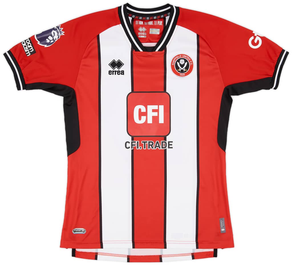 2023-24 Sheffield United Match Issue Home Shirt Robinson #19
