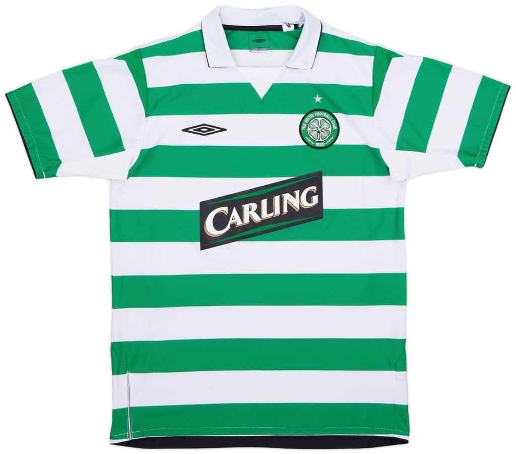 2004-05 Celtic Home Shirt Lennon #18 - 7/10 - (M)