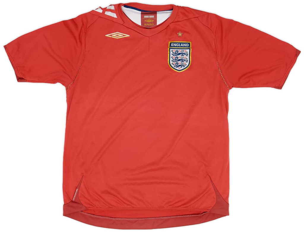 2006-08 England Away Shirt - 5/10 - (L)