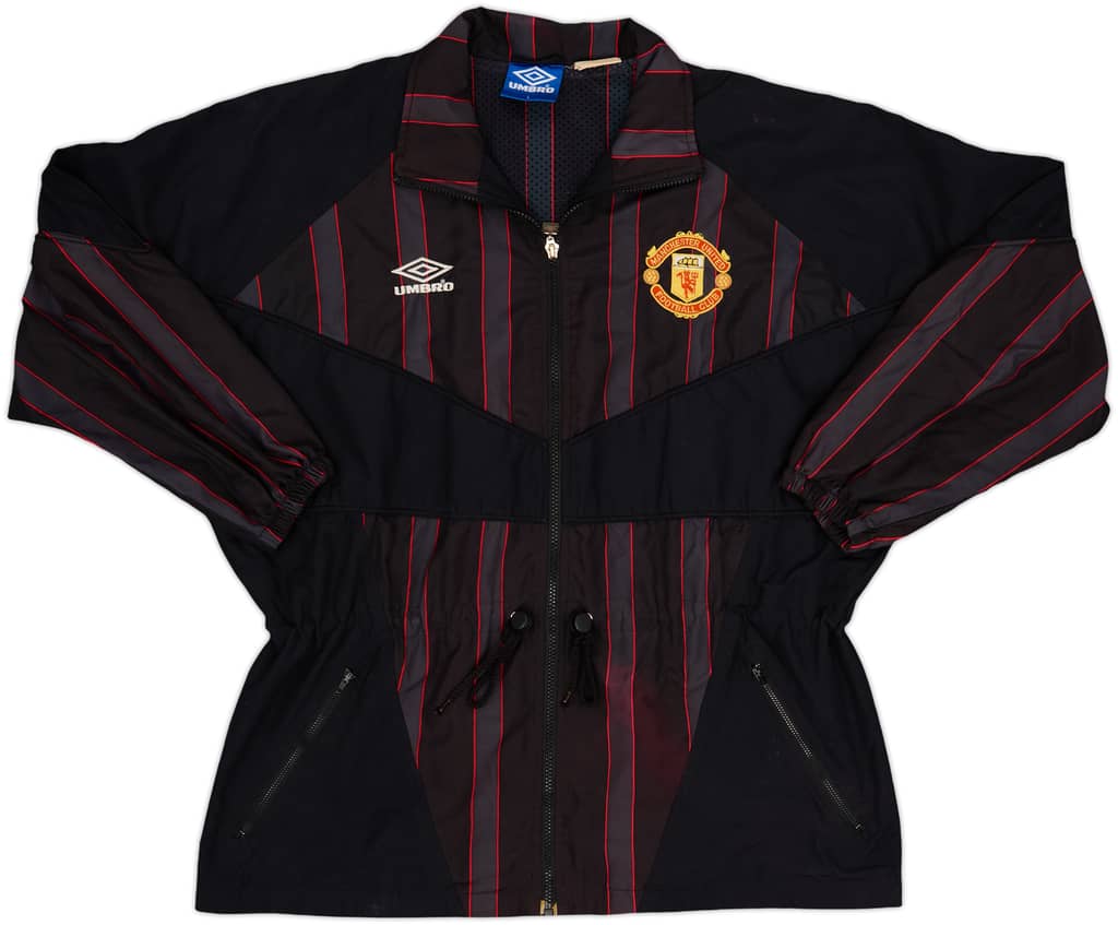 1996-97 Manchester United Umbro Track Jacket - 8/10 - (L)