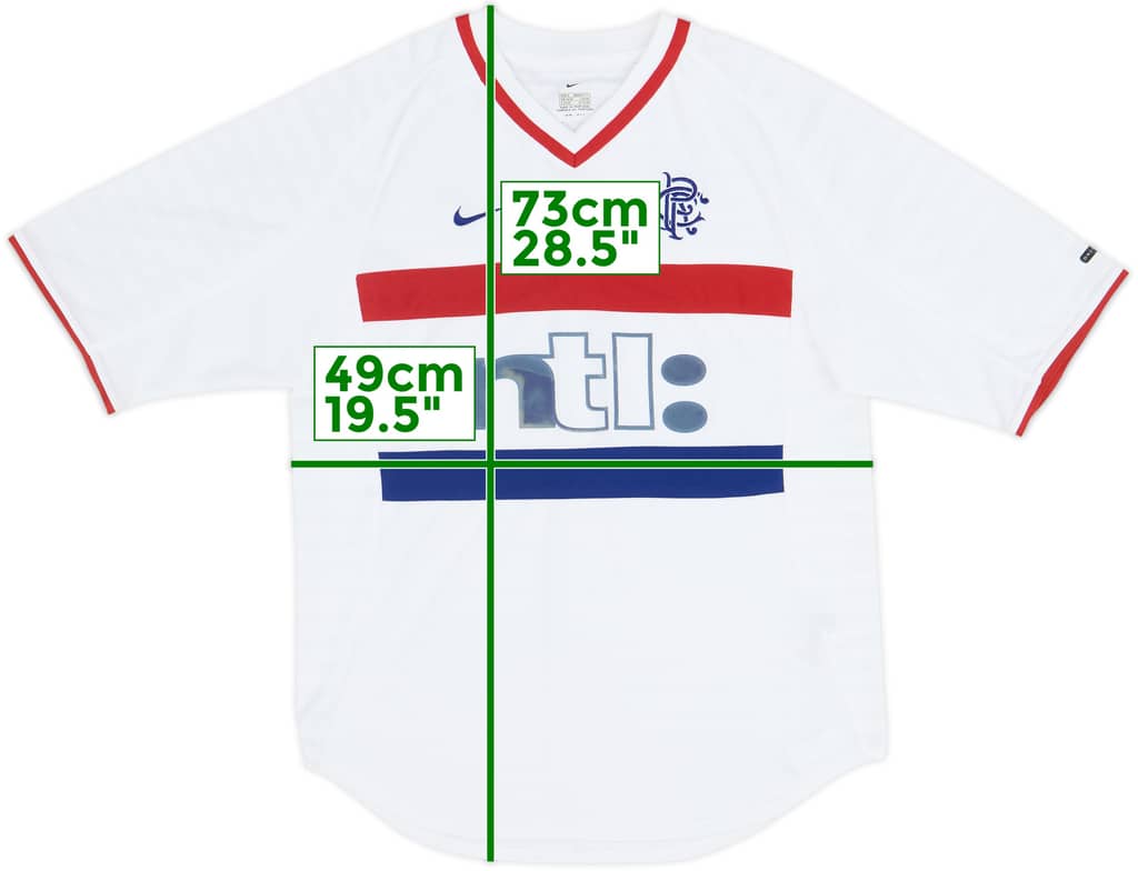 Camiseta de visitante del Rangers 2000-01 - 6/10 - (S)