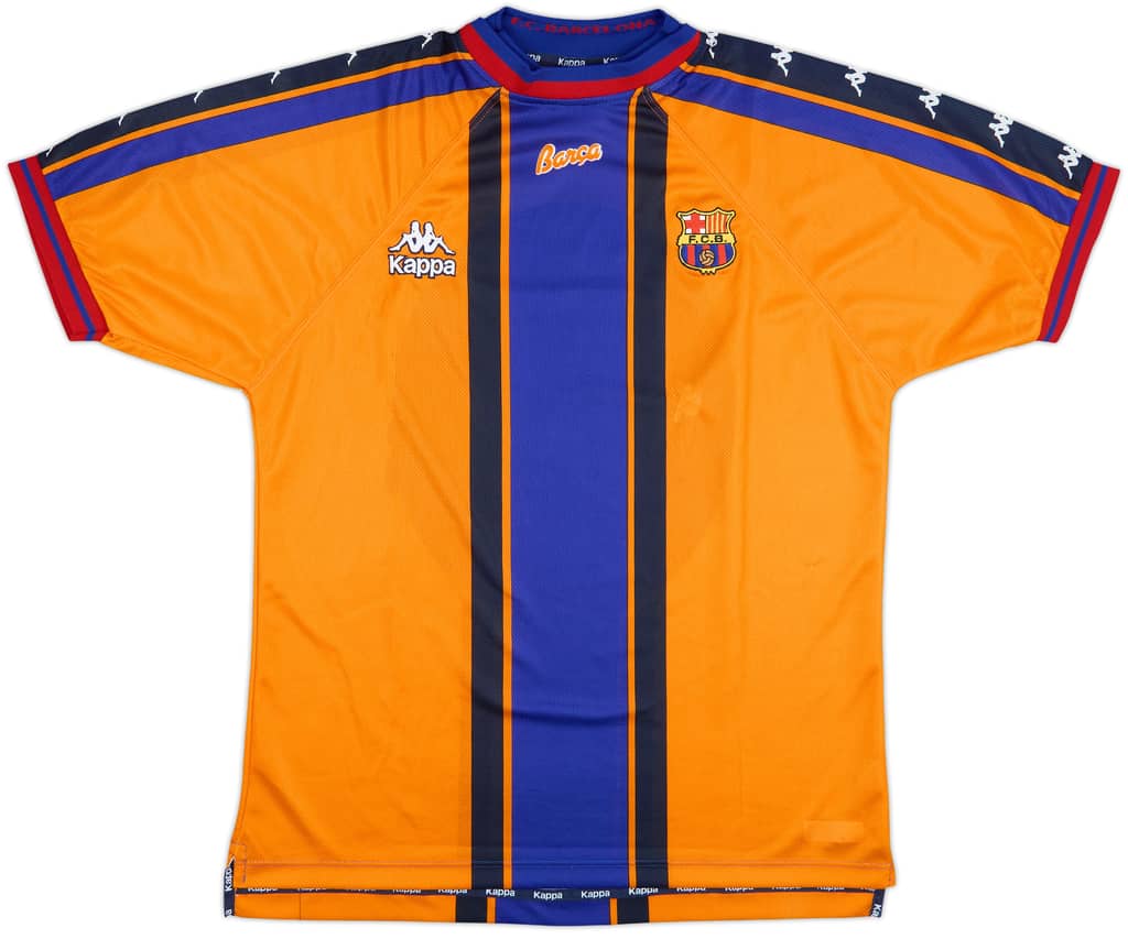 1997-98 Barcelona Away Shirt - 9/10 - (XL)