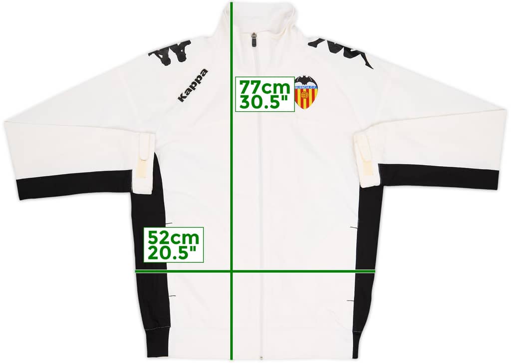 Chaqueta de chándal Kappa del Valencia 2010-11 - 6/10 - (M)