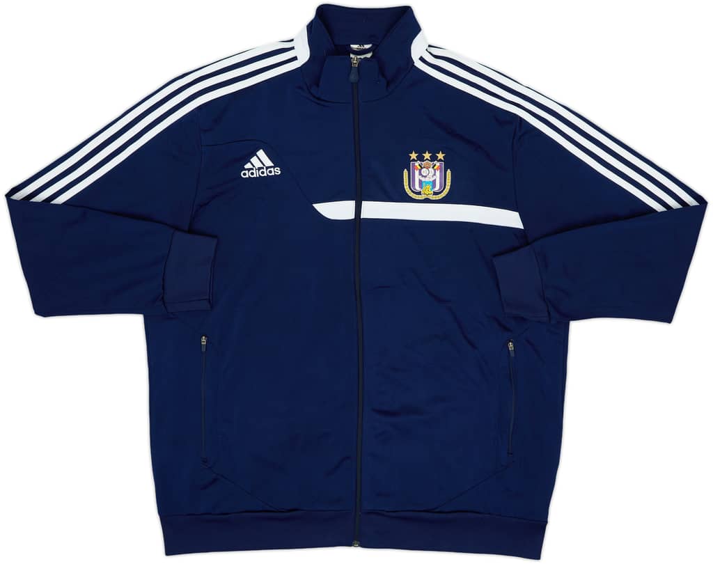 2013-14 Anderlecht adidas Track Jacket - 7/10 - (XL)