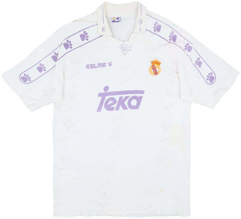 1996-97 Real Madrid Kelme Training Shirt - 5/10 - (XL)