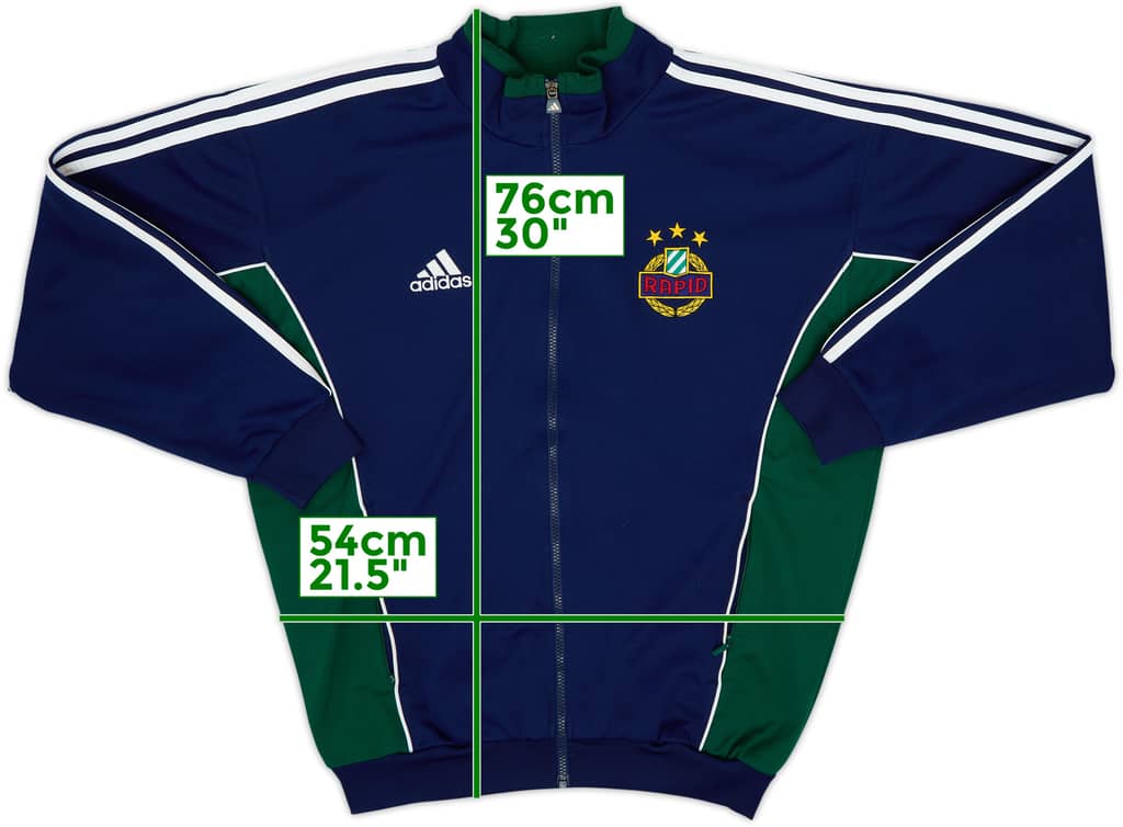 1999-00 Rapid Vienna adidas Track Jacket - 7/10 - (L)