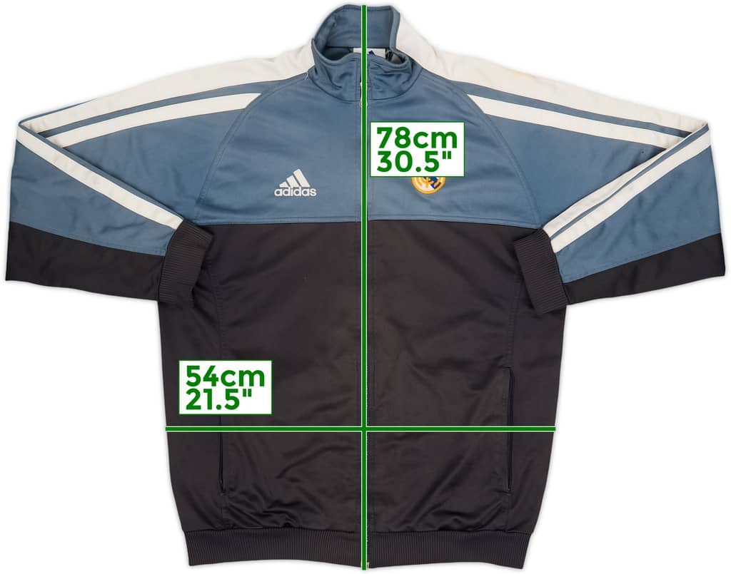 2001-02 Real Madrid adidas Track Jacket - 6/10 - (XL)