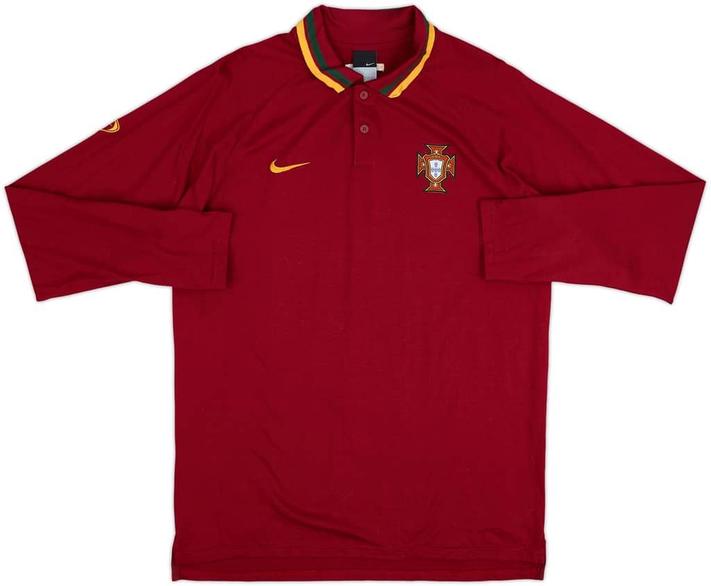 2006-07 Portugal Nike Polo L/S Shirt - 9/10 - (L)