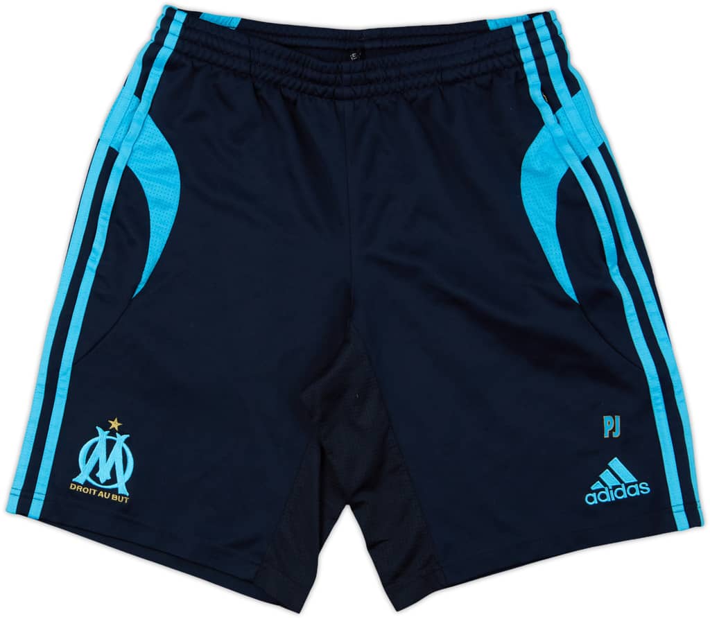 2008-09 Olympique Marseille Staff Issue adidas Training Shorts 'PJ' - 9/10 - (M)