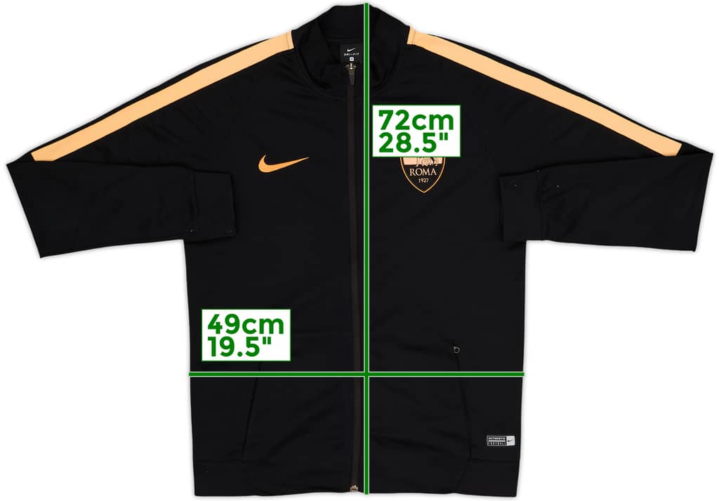 2016-17 Roma Nike Track Jacket - 7/10 - (M)