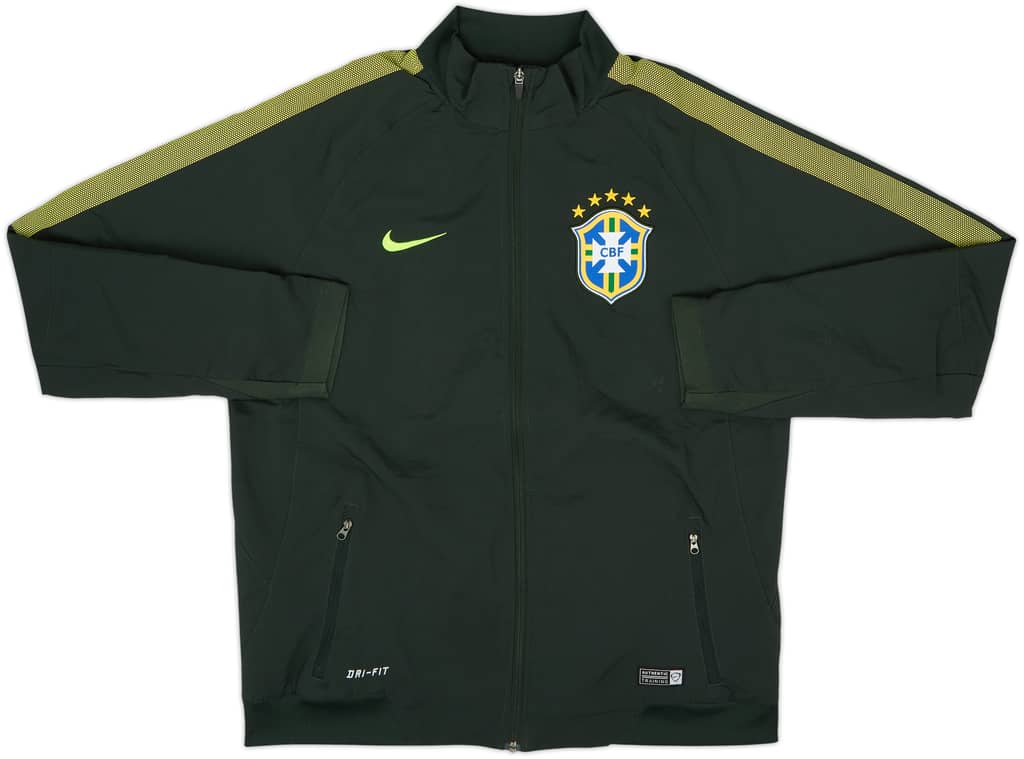 2014-15 Brazil Nike Track Jacket - 8/10 - (M)