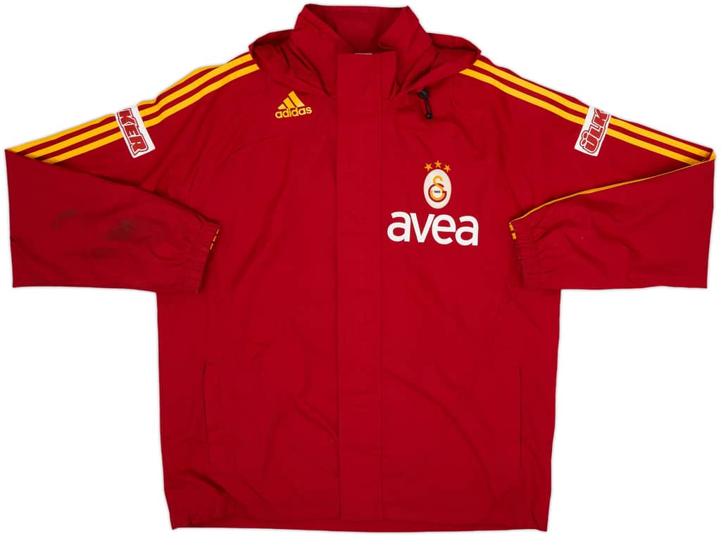 2007-08 Galatasaray adidas Hooded Rain Jacket - 6/10 - (L)