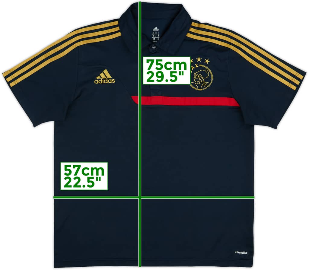 2013-14 Ajax adidas Polo - 9/10 - (L/XL)