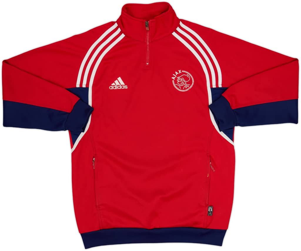 2000-01 Ajax adidas Sudadera de entrenamiento con cremallera 1/4 - 7/10 - (XL.Niños)