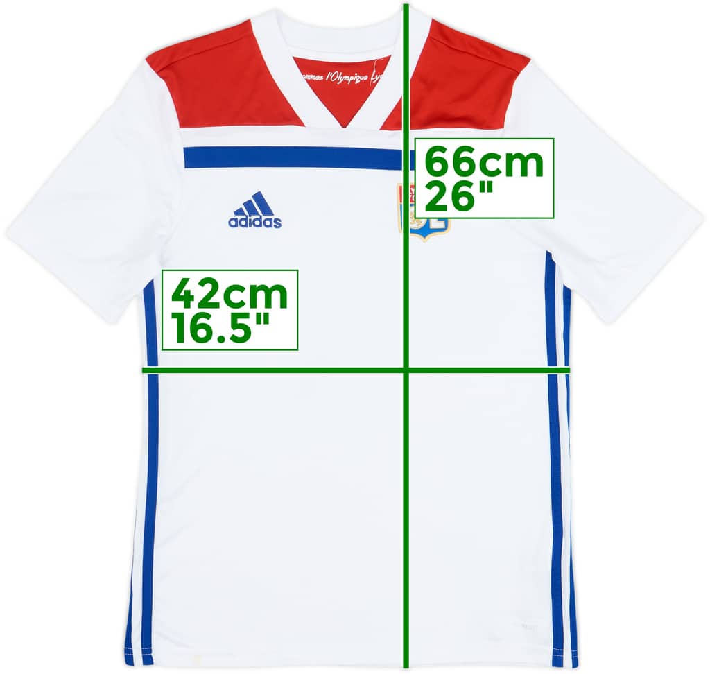 Camiseta de local del Lyon 2018-19 - 10/10 - (L. Niños)