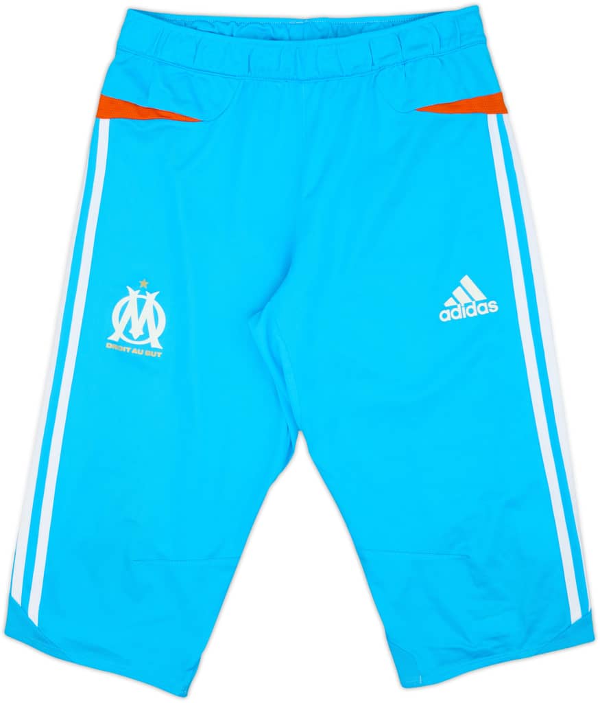 2012-13 Olympique Marseille adidas 3/4 Track Pants/Bottoms - 10/10 - (S)