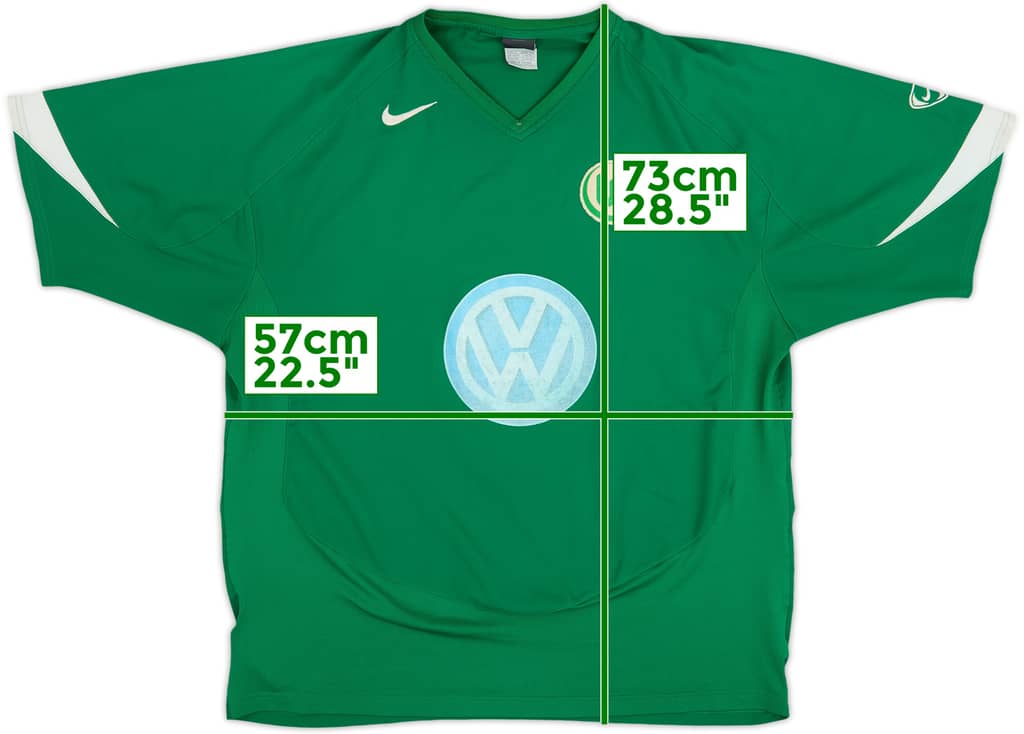 2005-06 Wolfsburg Home Shirt - 4/10 - (XL)