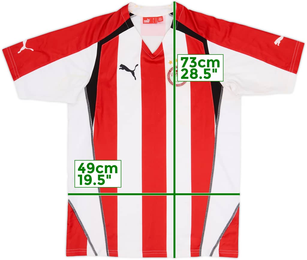 2005-06 Olympiakos Home Shirt - 5/10 - (M)