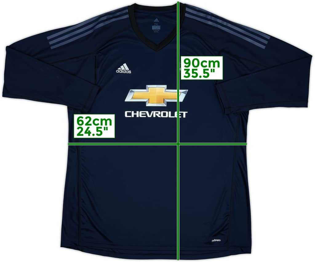 2017-18 Manchester United Authentic GK Shirt - 9/10 - (XXL)