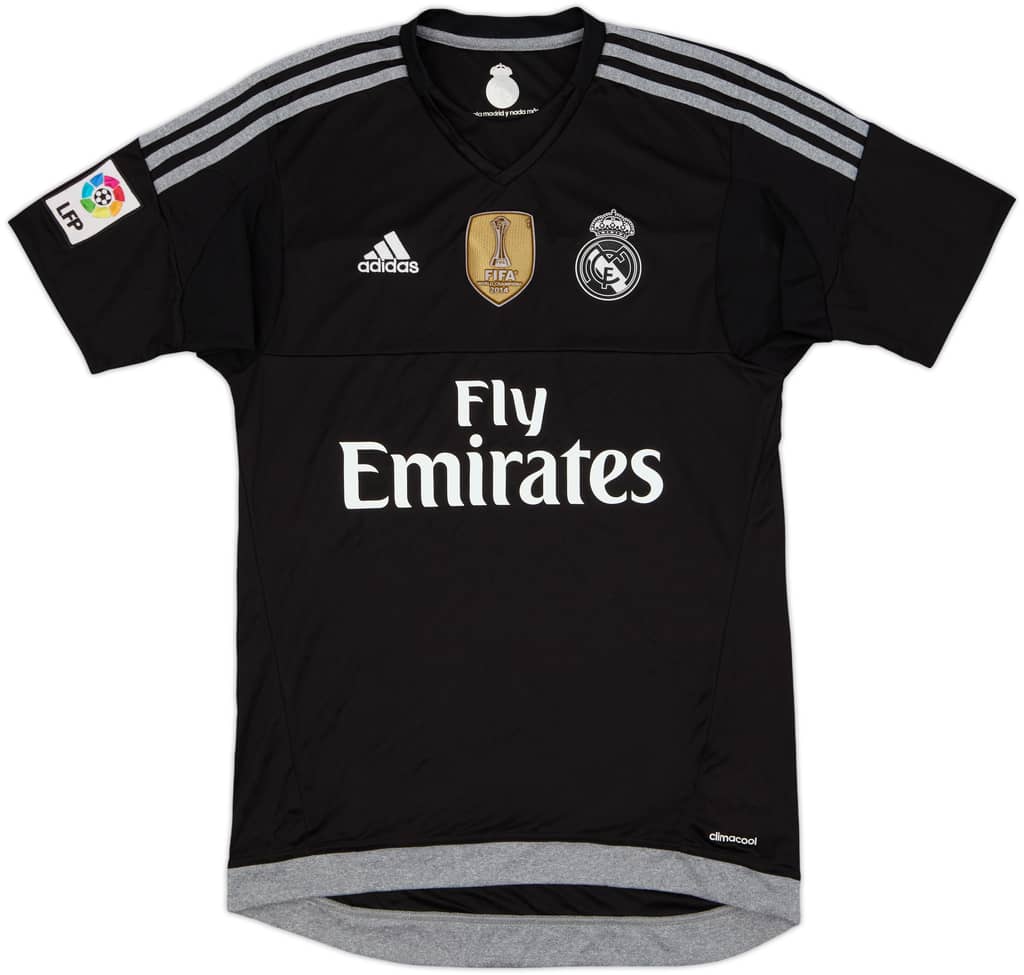2015-16 Real Madrid GK S/S Shirt - 9/10 - (S)