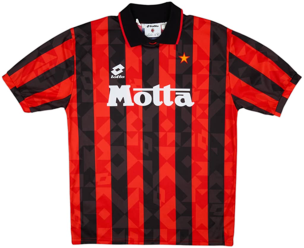 1993-94 AC Milan Home Shirt - 10/10 - (L)