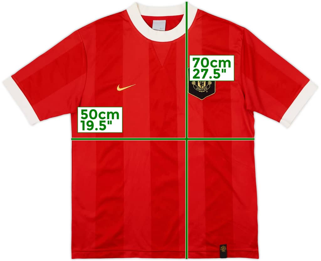 2007-08 Manchester United Nike Heritage Home Shirt - 7/10 - (M)