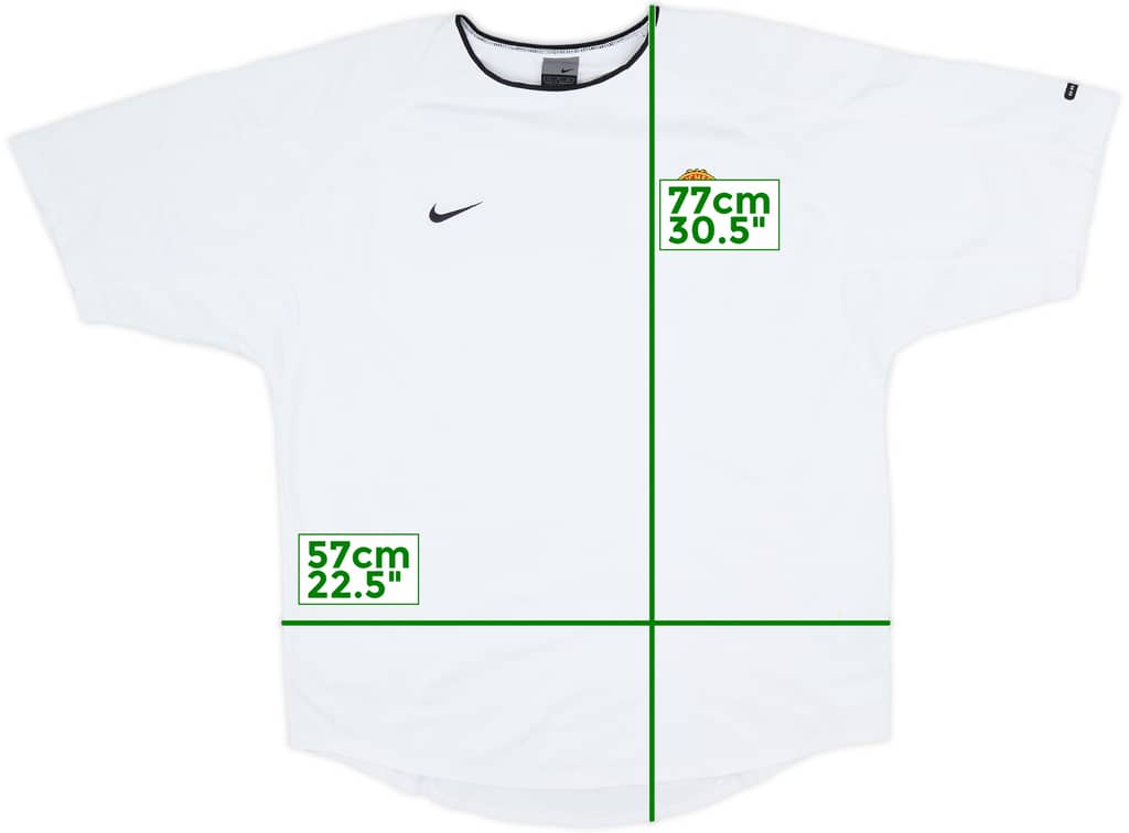 2002-03 Manchester United Nike Training Shirt - 7/10 - (XL)